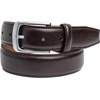 image:imageVince Camuto Belts Men  Genuine Leather with Edge Stitch Detailing and a Nickle Finish Belt BuckleMedium Brown