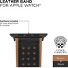 image:imageVince Camuto Fashion Bands for Apple Watch Secure Adjustable Apple Watch Replacement Band Fits Most WristsBlackCamel Brown