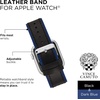 image:imageVince Camuto Fashion Bands for Apple Watch Secure Adjustable Apple Watch Replacement Band Fits Most WristsBlackDark Blue