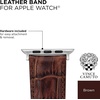 image:imageVince Camuto Fashion Bands for Apple Watch Secure Adjustable Apple Watch Replacement Band Fits Most WristsBrown
