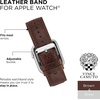 image:imageVince Camuto Fashion Bands for Apple Watch Secure Adjustable Apple Watch Replacement Band Fits Most WristsDark Brown