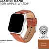image:imageVince Camuto Fashion Bands for Apple Watch Secure Adjustable Apple Watch Replacement Band Fits Most WristsHoney Brown Leather