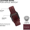 image:imageVince Camuto Fashion Bands for Apple Watch Secure Adjustable Apple Watch Replacement Band Fits Most WristsLeather Band for Apple Watch Burgundy