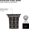 image:imageVince Camuto Fashion Bands for Apple Watch Secure Adjustable Apple Watch Replacement Band Fits Most WristsMetal Band for Apple Watch Black