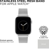 image:imageVince Camuto Fashion Bands for Apple Watch Secure Adjustable Apple Watch Replacement Band Fits Most WristsSilver