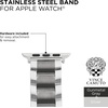 image:imageVince Camuto Fashion Bands for Apple Watch Secure Adjustable Apple Watch Replacement Band Fits Most WristsSilverGunmetal Grey