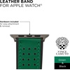 image:imageVince Camuto Fashion Bands for Apple Watch Secure Adjustable Apple Watch Replacement Band Fits Most WristsWoven Band for Apple Watch GreenBlack