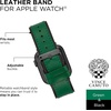 image:imageVince Camuto Fashion Bands for Apple Watch Secure Adjustable Apple Watch Replacement Band Fits Most WristsWoven Band for Apple Watch GreenBlack