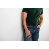 image:imageVince Camuto Mens Jean Belt  35mm Width  Genuine Leather Belt  Matte Nickle Finish Belt BuckleBlack
