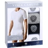 image:imageVince Camuto Mens Undershirt  4 Pack Cotton Crewneck TShirt Size SXLWhiteGrey HthrBlackWhite