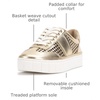 image:imageVince Camuto Raiden CutOut Platform SneakersEgyptian Gold