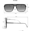 image:imageVince Camuto Womens Glamorous 100 UV Protective Square SunglassesRose Gold  White