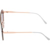 image:imageVince Camuto Womens Glamorous 100 UV Protective Square SunglassesRose Gold  White