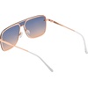 image:imageVince Camuto Womens Glamorous 100 UV Protective Square SunglassesRose Gold  White