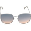 image:imageVince Camuto Womens Glamorous 100 UV Protective Square SunglassesSilver  Grey