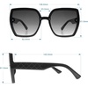 image:imageVince Camuto womens Vc1064 Oversized 100 Uv Protective Square Sunglasses Luxe Gifts for Her 62 Mm Square SunglassesTortoise