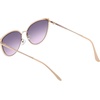 image:imageVince Camuto womens Vc1083 Vintage Metal 100 Uv Protective Cat Eye Sunglasses Luxe Gifts for Her 57 Mm Cat Eye SunglassesGold  Nude