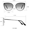 image:imageVince Camuto womens Vc1083 Vintage Metal 100 Uv Protective Cat Eye Sunglasses Luxe Gifts for Her 57 Mm Cat Eye SunglassesRose Gold