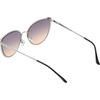 image:imageVince Camuto womens Vc1083 Vintage Metal 100 Uv Protective Cat Eye Sunglasses Luxe Gifts for Her 57 Mm Cat Eye SunglassesSilver
