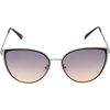 image:imageVince Camuto womens Vc1083 Vintage Metal 100 Uv Protective Cat Eye Sunglasses Luxe Gifts for Her 57 Mm Cat Eye SunglassesSilver