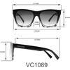 image:imageVince Camuto womens Vc1089 Shield 100 Uv Protective Square Sunglasses Luxe Gifts for Her 140 Mm Square SunglassesBlack