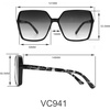 image:imageVince Camuto womens Vc941 Oversized Geometric 100 Uv Protective Womens Hexagonal Sunglasses Luxe Gifts for Her 59 Mm Hexagonal Sunglasses