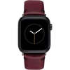Leather Band for Apple Watch Burgundy
