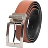 image:imageVince Camuto Mens Reversible Black to Tan Genuine Leather BeltTanBlack