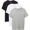 (3-pack) Black/Grey Heather/White