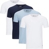 image:imageVince Camuto Mens Undershirt  4 Pack Cotton Crewneck TShirt Size SXLWhiteNavyPowder BlueWhite