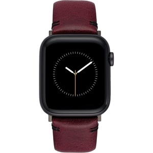 image:imageVince Camuto Fashion Bands for Apple Watch Secure Adjustable Apple Watch Replacement Band Fits Most WristsLeather Band for Apple Watch Burgundy
