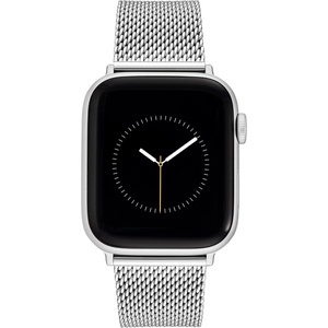 image:imageVince Camuto Fashion Bands for Apple Watch Secure Adjustable Apple Watch Replacement Band Fits Most WristsSilver