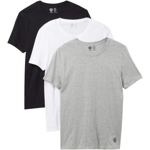 image:imageVince Camuto Mens Undershirt  4 Pack Cotton Crewneck TShirt Size SXL3pack BlackGrey HeatherWhite