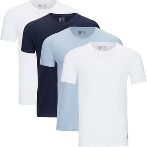 image:imageVince Camuto Mens Undershirt  4 Pack Cotton Crewneck TShirt Size SXLWhiteNavyPowder BlueWhite