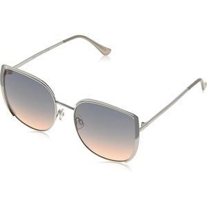 image:imageVince Camuto Womens Glamorous 100 UV Protective Square SunglassesSilver  Grey