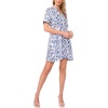 image:imageFixed Sleeve Elastic Back Shirt DressRich Black