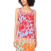 image:imageMulti Color Floral Thick Strap Maxi DressShell Pink