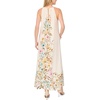 image:imageVince Camuto High Neck Flowy Maxi with TrimAntique White