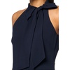image:imageVince Camuto Kors Crepe Bow Neck Halter JumpsuitNavy