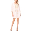image:imageVince Camuto Mini Dress with Neck TieCamel