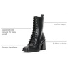 image:imageVince Camuto Safina Lace Up Block Heel Combat BootieBlack