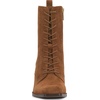 image:imageVince Camuto Safina Lace Up Block Heel Combat BootieBurnt Sugar Suede