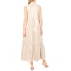 image:imageVince Camuto Sleeveless Tiered Ruffle Maxi with Smocked WaistNeutral