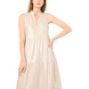 image:imageVince Camuto Sleeveless Tiered Ruffle Maxi with Smocked WaistNeutral
