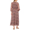 image:imageVince Camuto Womens 34 Puff Sleeve VNeck Smocked Waist Maxi DressClassic Navy