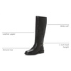 image:imageVince Camuto Womens Adria2Black Leather Wide Calf
