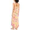 image:imageVince Camuto Womens Floral Smocked Back Maxi DressPlush Pink