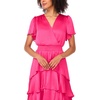 image:imageVince Camuto Womens Flutter Sleeve Tiered Maxi DressBeetroot Pink