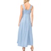 image:imageVince Camuto Womens Four Tier Square Neck Maxi DressLake Breeze