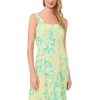 image:imageVince Camuto Womens Four Tier Square Neck Maxi DressLime Press